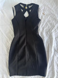 vestido negro de noche