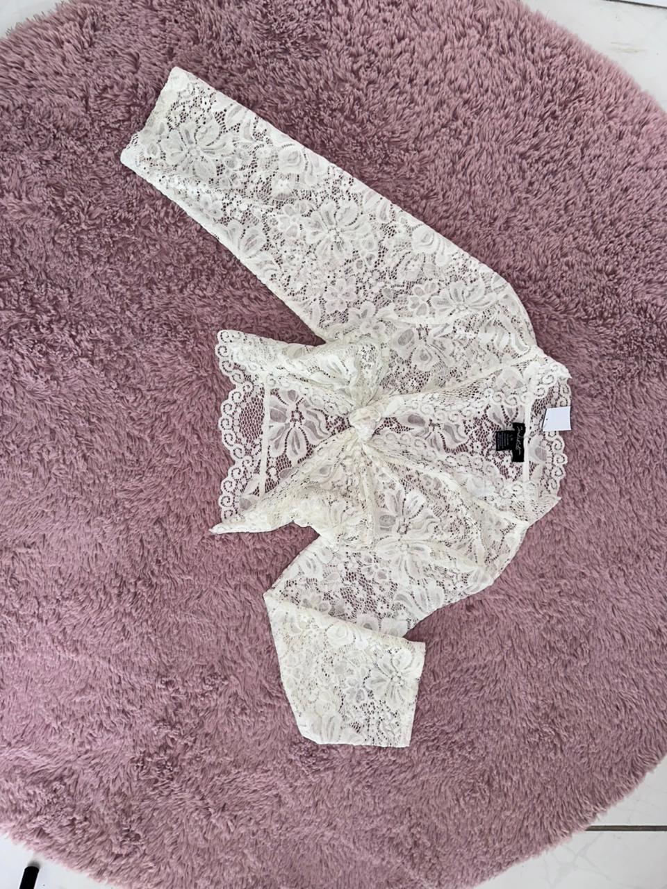Crop Top Encaje