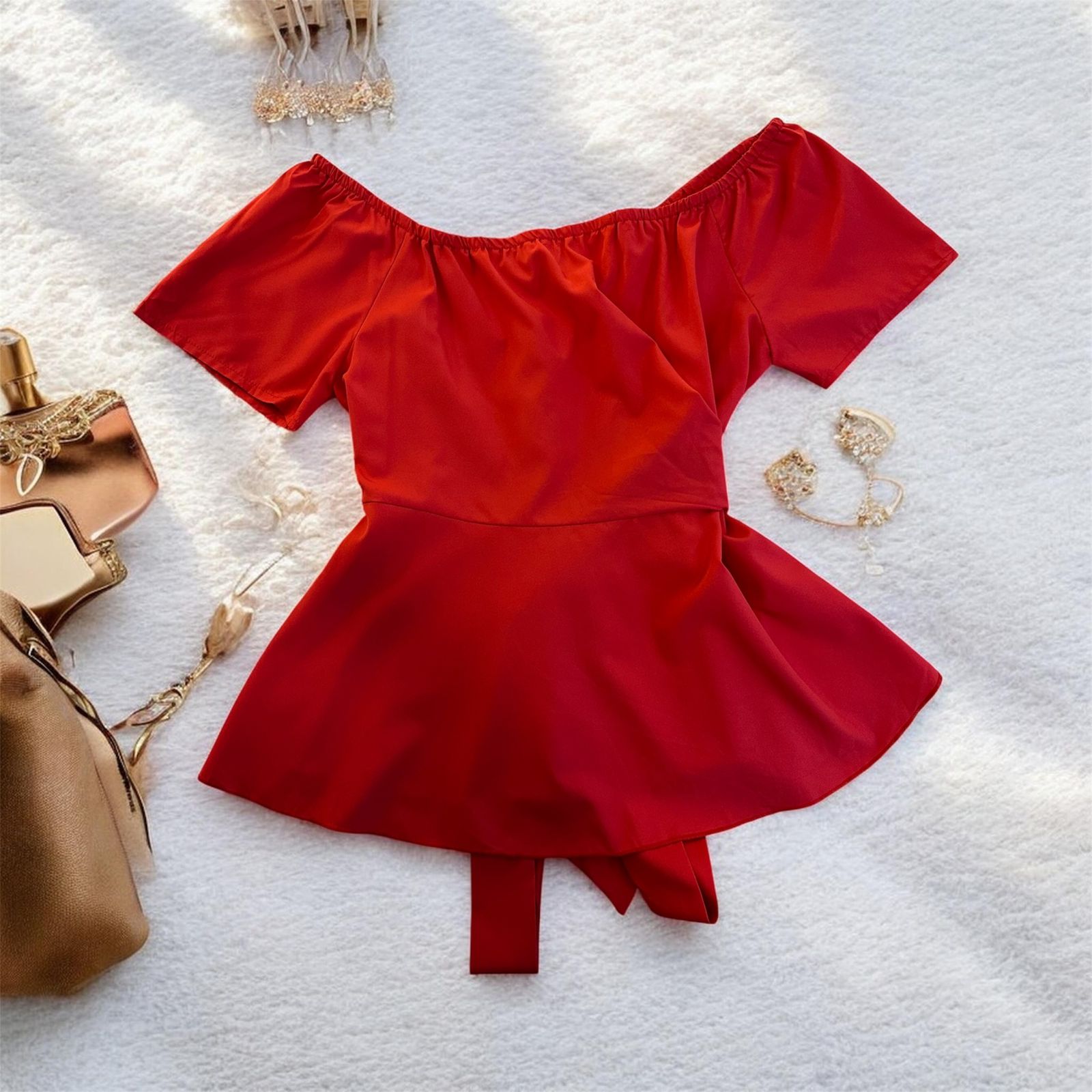 Blusa off shoulder