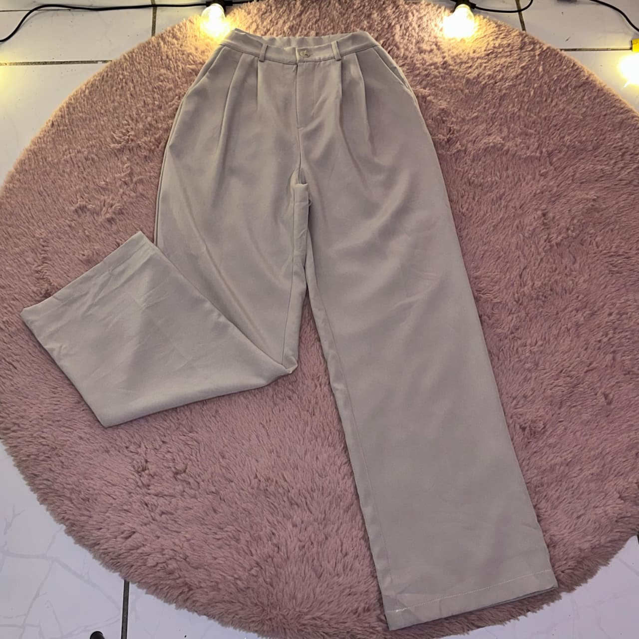 Pantalon de Tela Ancho