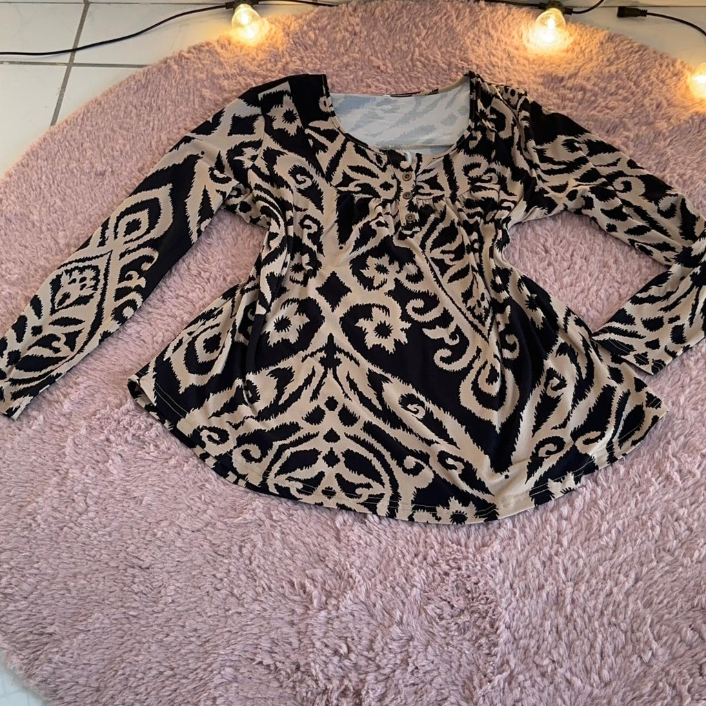 Blusa manga larga