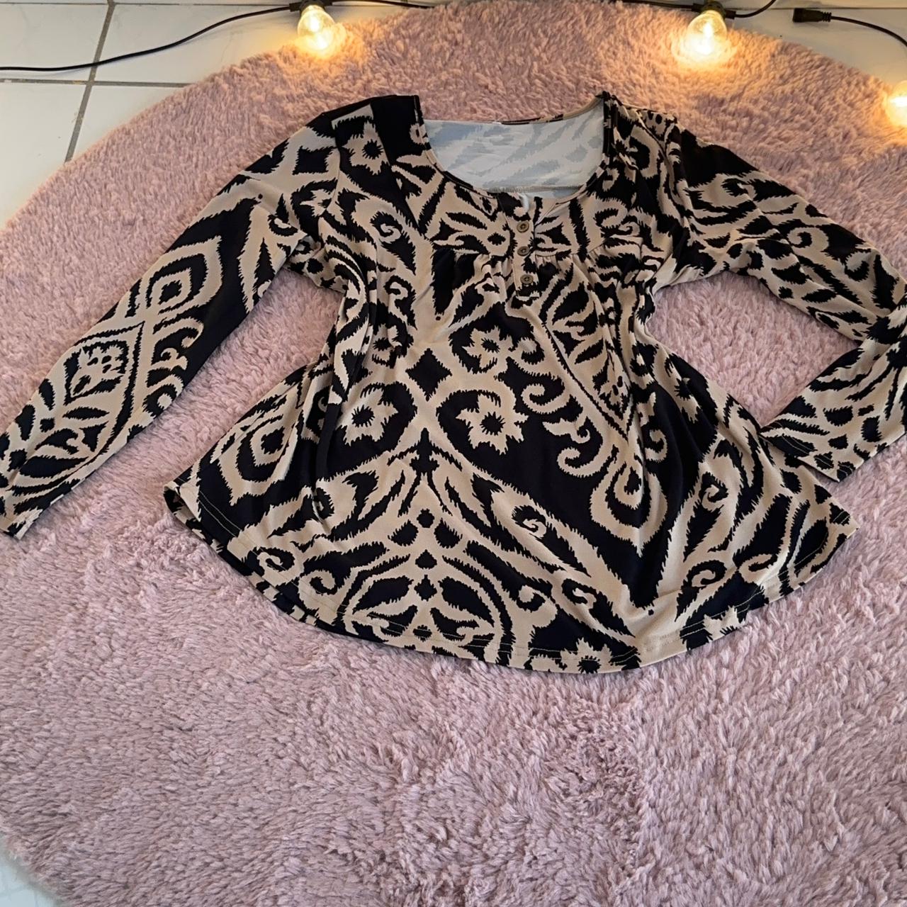 Blusa manga larga